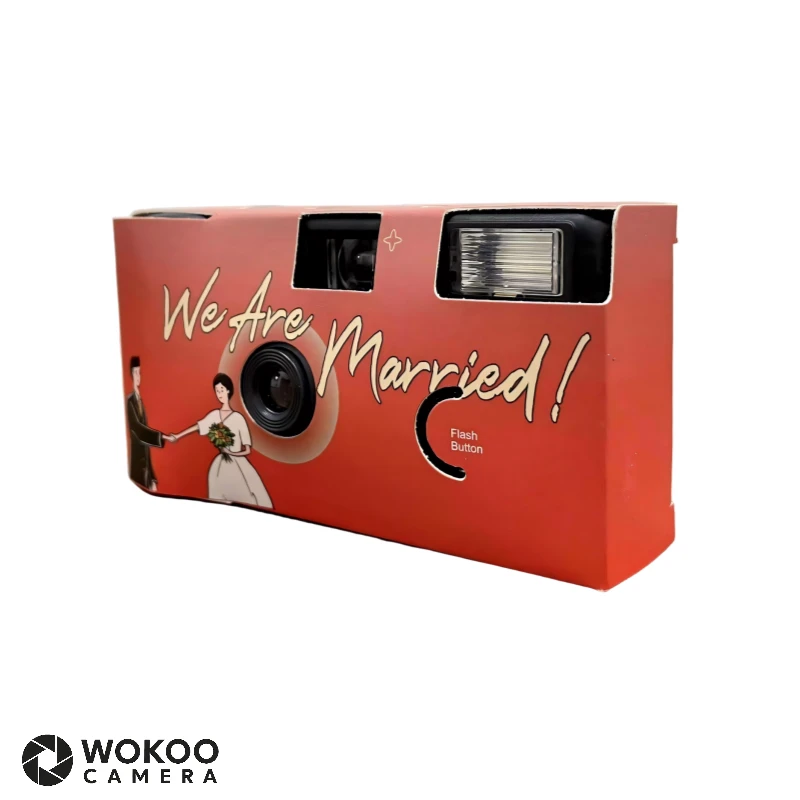 Disposable Film Camera for Wedding Side View 1