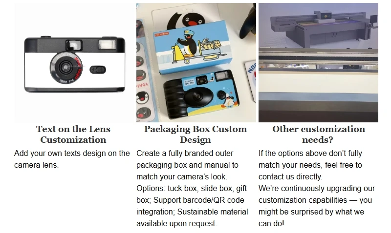 35mm reusable film camera wholesale - multiple cameras displayed together in bulk
