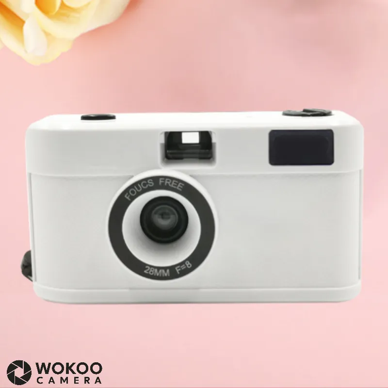 Reusable Film Camera No Flash White Color