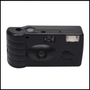 Disposable film camera custom color black