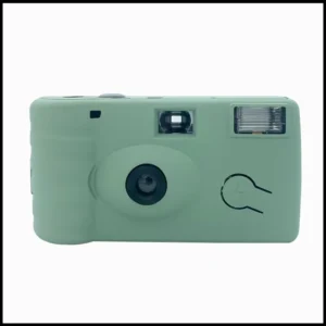 Disposable film camera custom color green