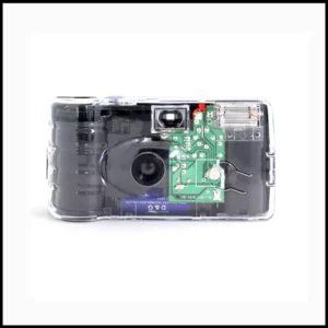 Disposable film camera custom color transparent shell