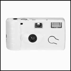 Disposable film camera custom color white