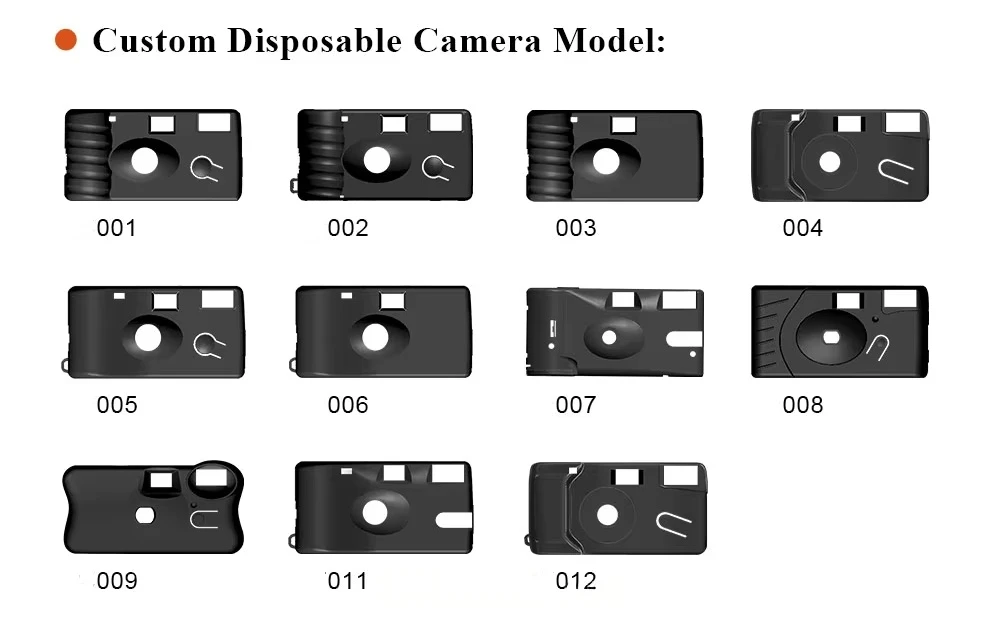 disposable camera without flash customization