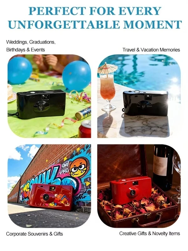 Party disposable 35mm camera for events and weddings