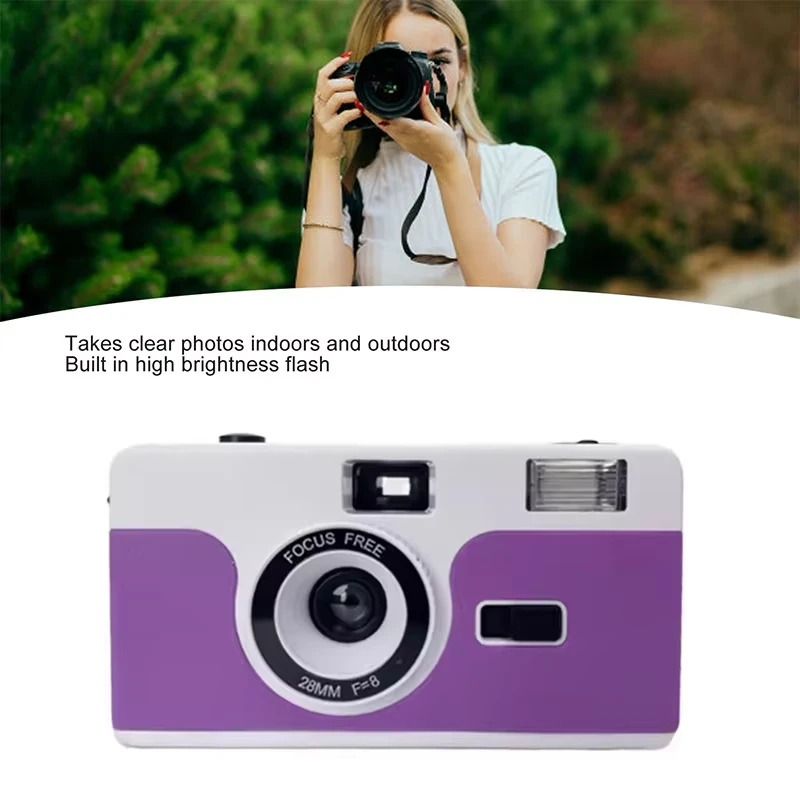 Reusable point and shoot film camera usage