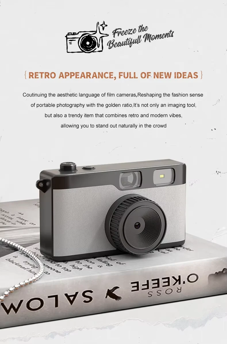 Vintage Digital Camera connected to laptop via Type-C cable for fast photo export 1